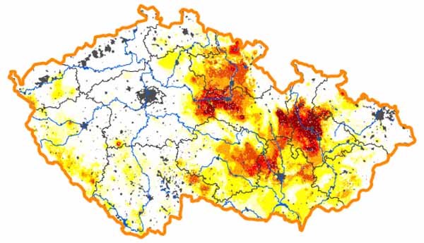 Aktuální stav sucha v České republice 16. 10. 2016