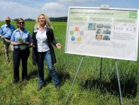 Susann Kluge, ředitelka agro divize společnosti BASF pro Českou a Slovenskou republiku, podporuje rozvoj udržitelného zemědělství a využití nektarodárných biopásů